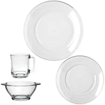 Set de premier équipement - Lys - Assiettes ,Mug 31 cl et Bol à oreilles 51 cl-  (Lot de 16)