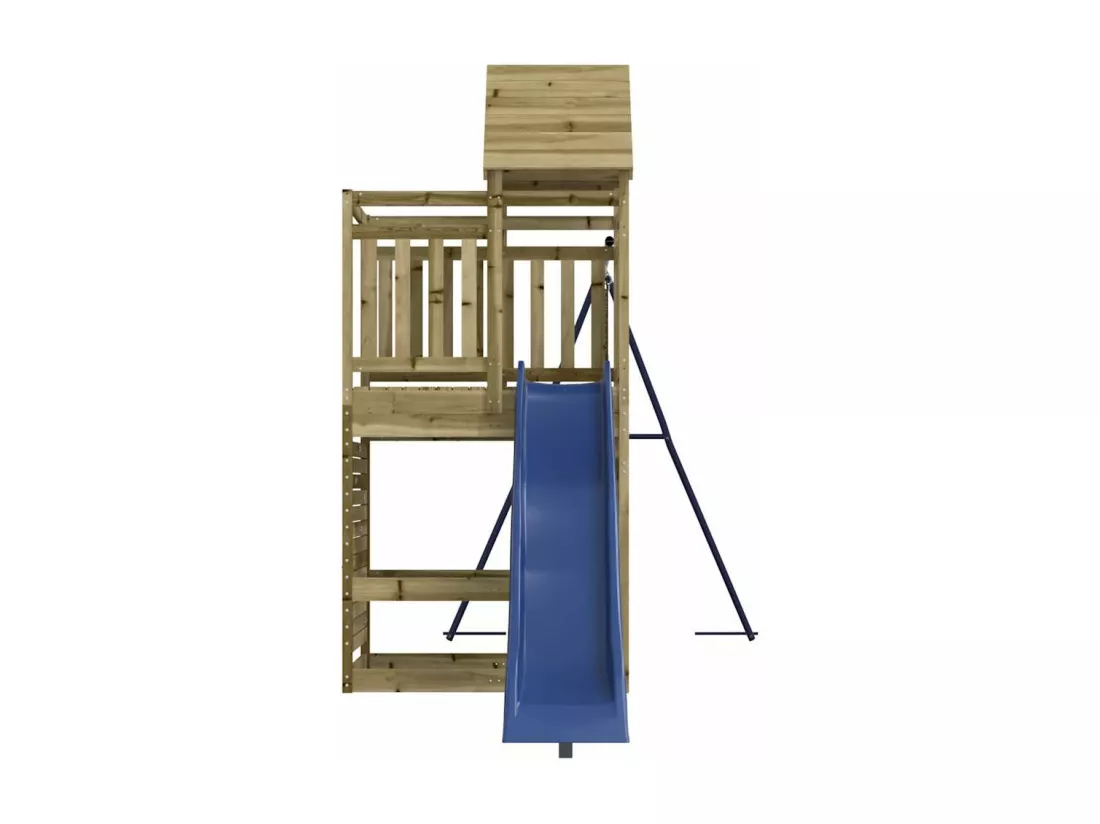 Aire de jeux d'extérieur bois de pin imprégné
