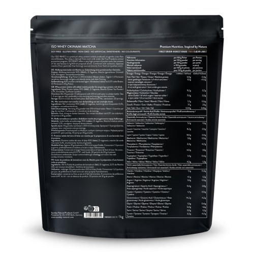 Sunday Natural Products  Iso Whey Matcha