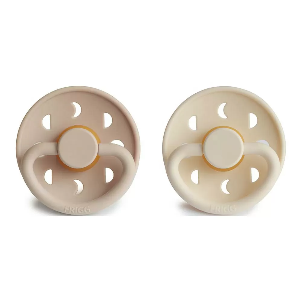FRIGG Moon Phase Rund Latex Cream/Croissant - Flere størrelser