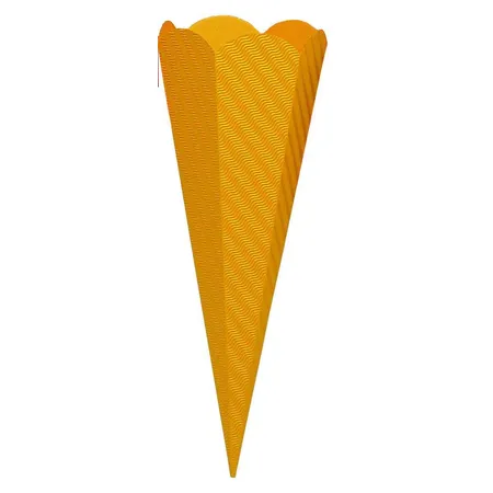 Goldbuch Bastelschultüte, orange, 70cm, 6-eckig