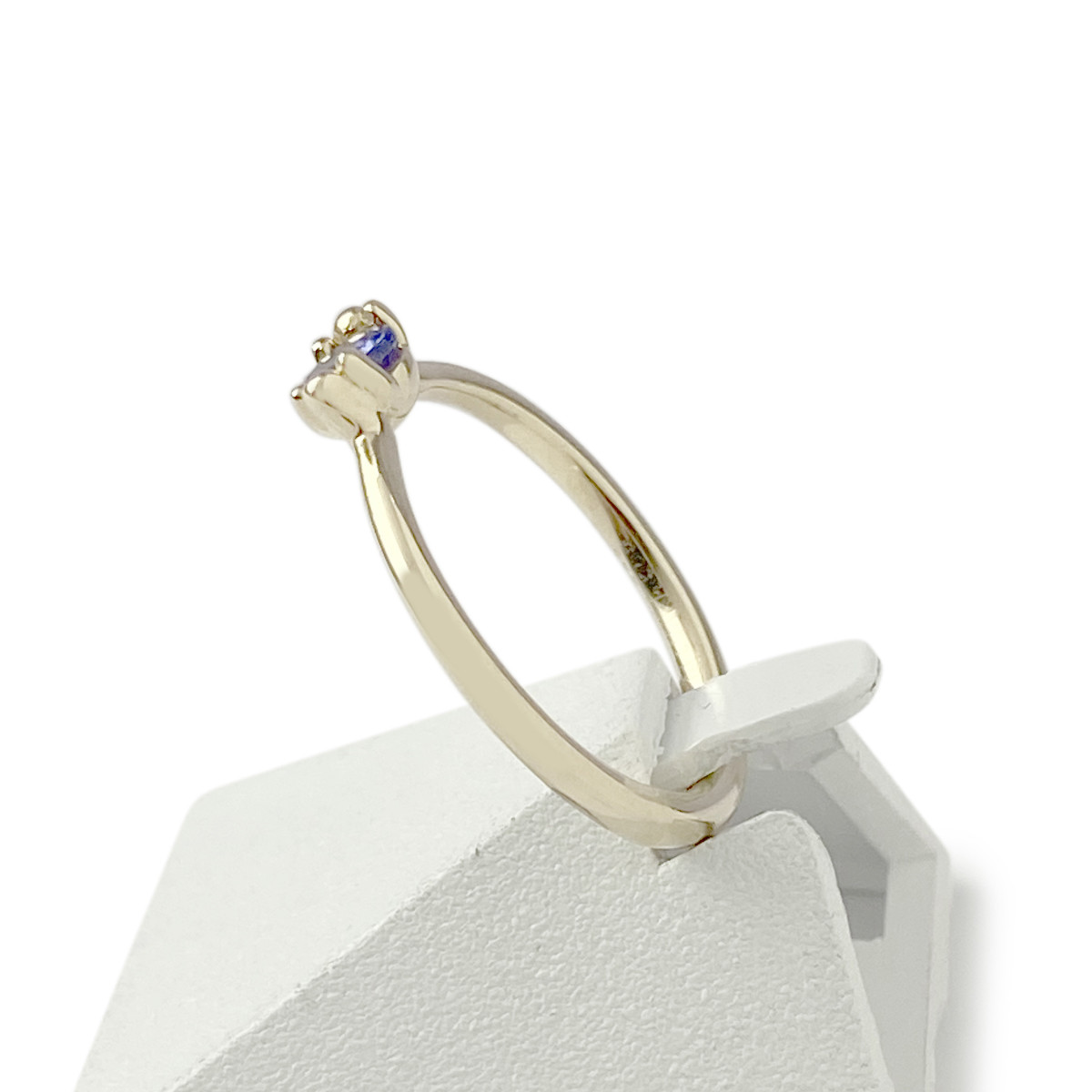 Bague d'occasion or 585 jaune tanzanite