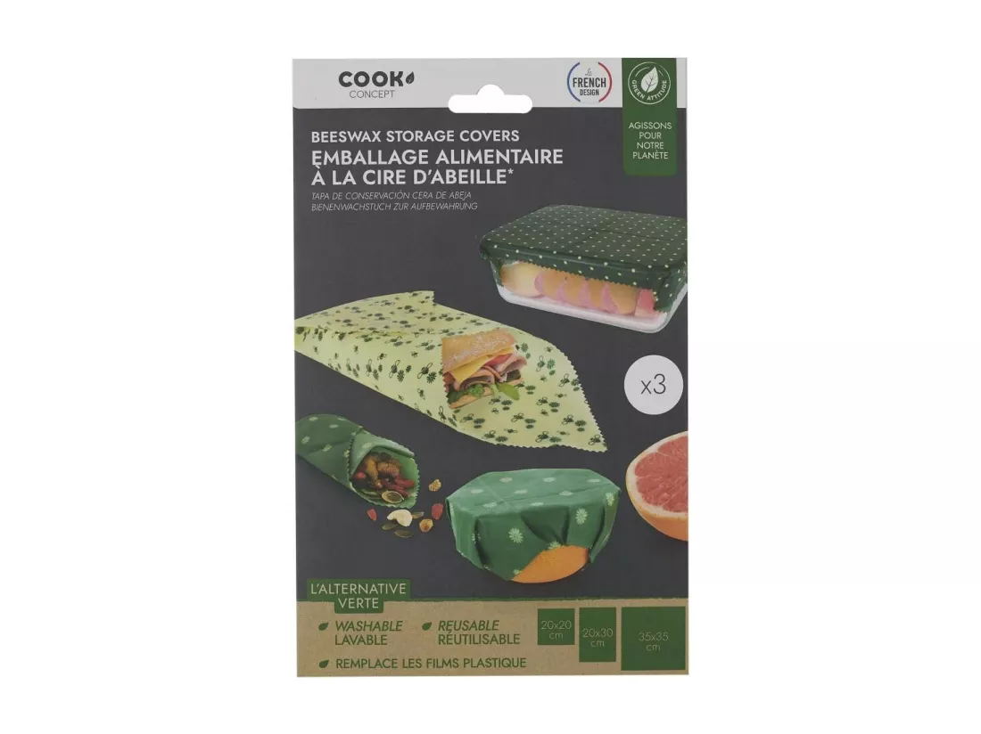 Lot de 3 Emballages Alimentaires 