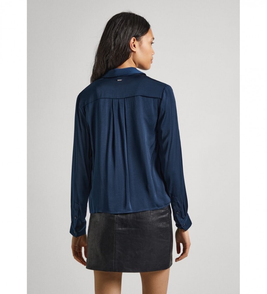 Pepe Jeans Camisa Ixone Azul Marinho