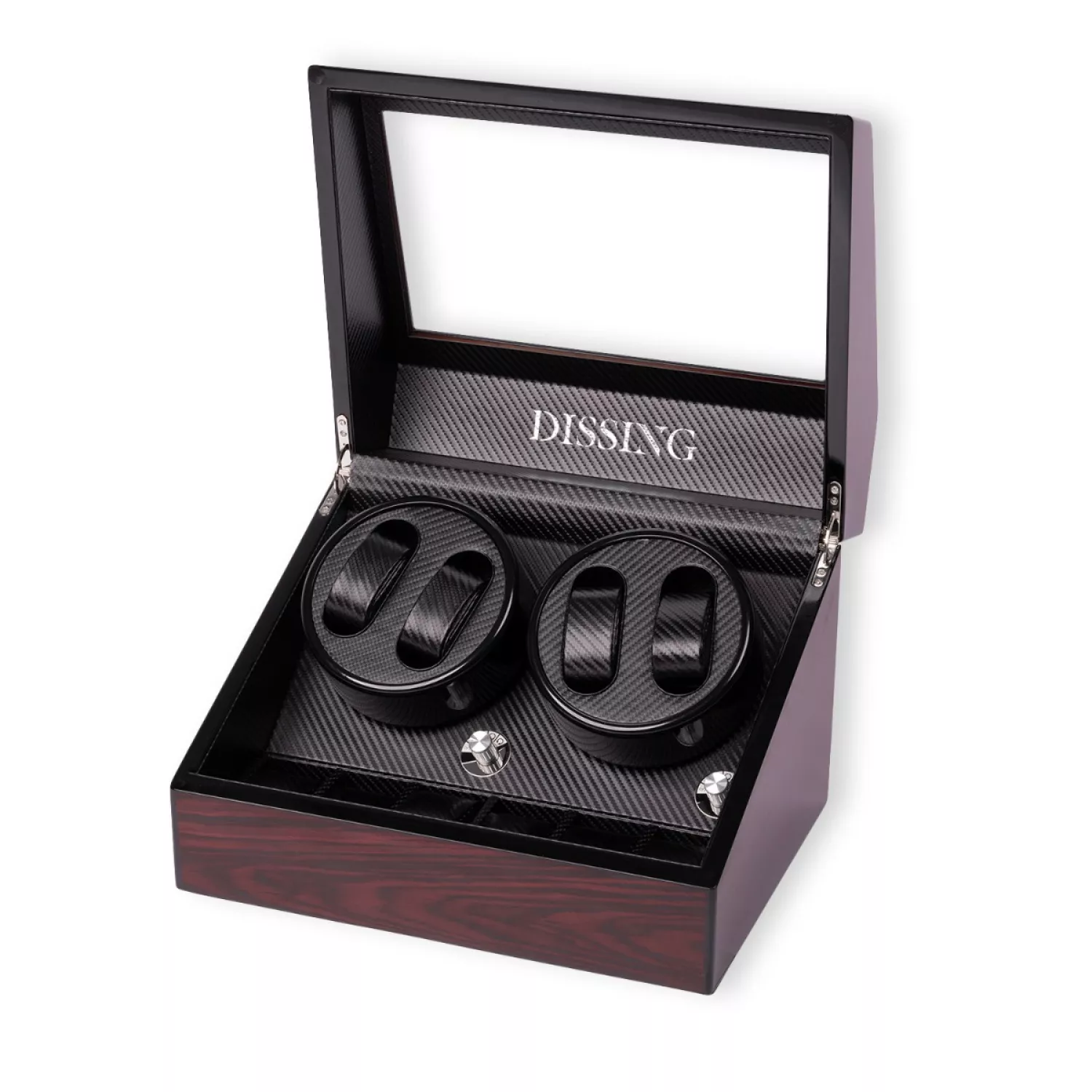 Dissing Watch Winder 4 ure Rød Træ 0000271