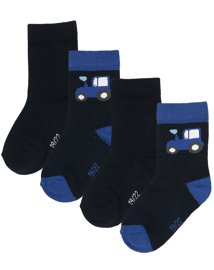 Socken TRAKTOR TOBI 4er-Pack in dunkelblau