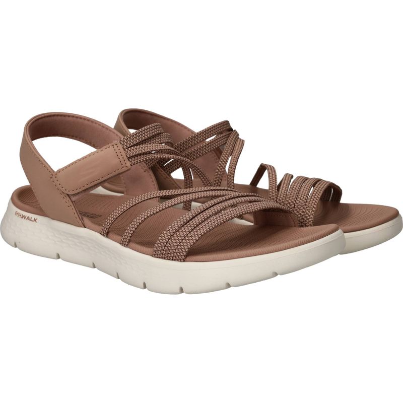 Skechers Go Walk Flex Sandalen Taupe Dames