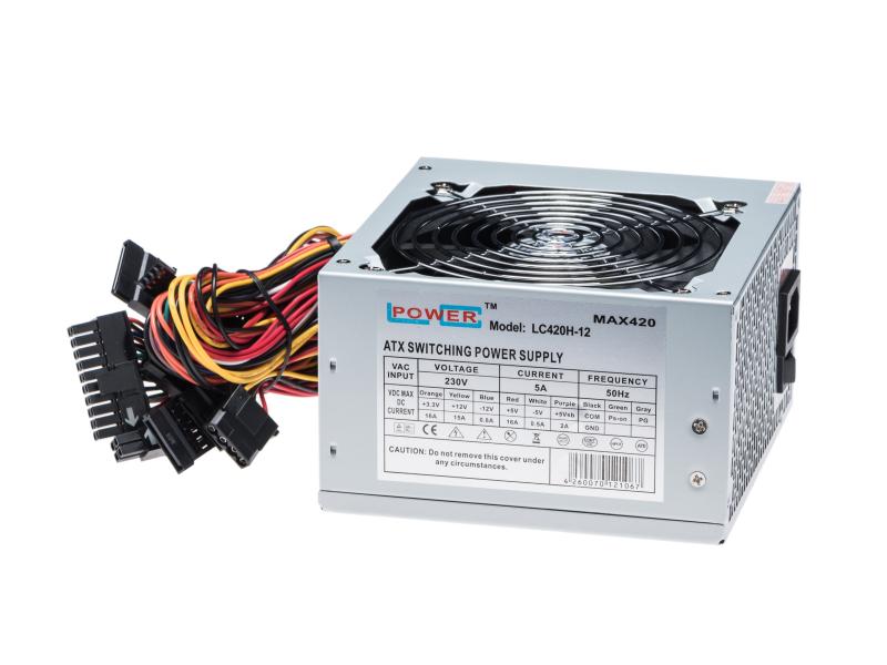 LC-Power Netzteil LC420H-12 V1.3 Office 420 W 420 W ATX-Netzteil der Office-Serie