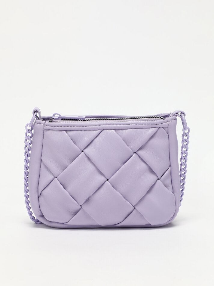 Bolsa trançada - Lilás