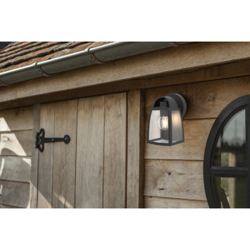 Lutec wandlamp Kelsey zwart
