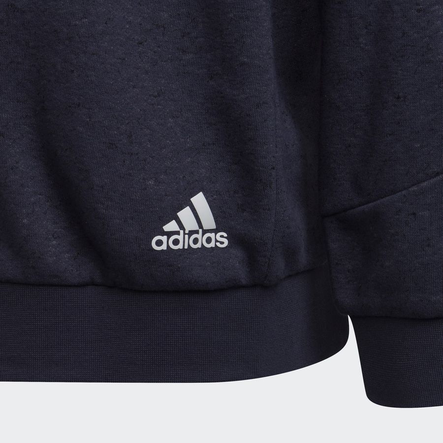 adidas Sweat à Capuche Future Icons 3-Stripes - Bleu Marine Enfant