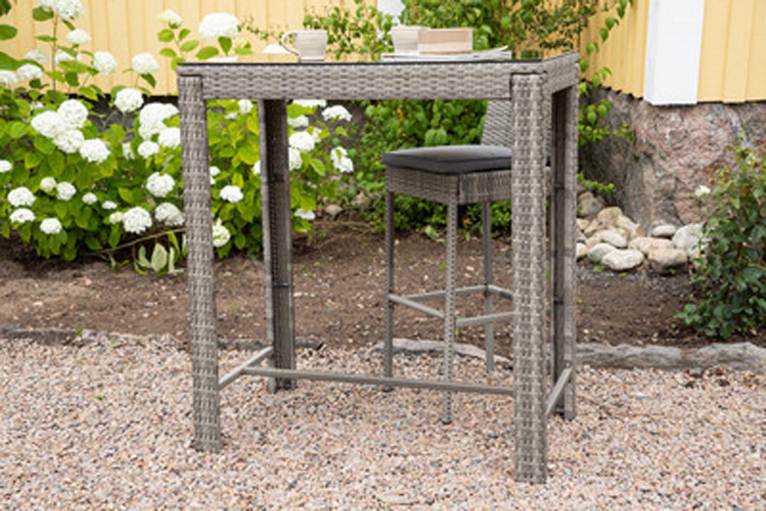 Alo Garden bartafel grijs. 60X100X110cm
