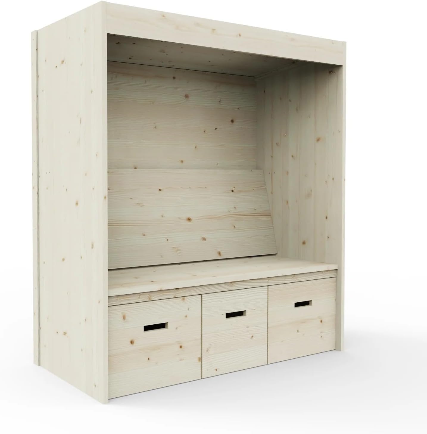 Weka 168.0101.00.00 Sitzlaube Bozen, Naturbelassen, 170 x 85 x 192 cm