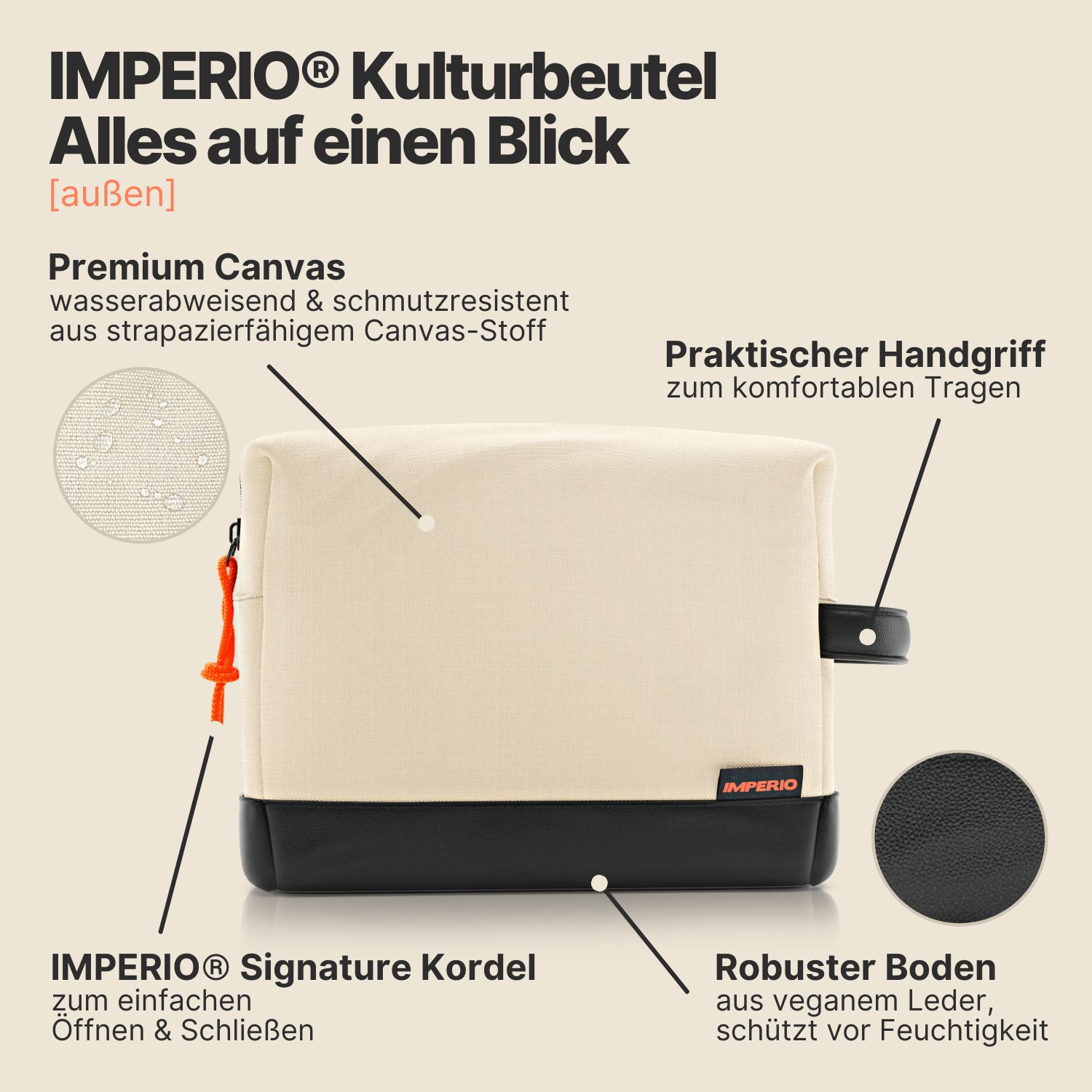 IMPERIO® Kulturbeutel