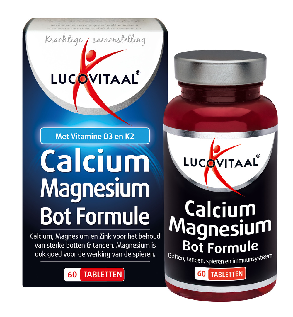 Lucovitaal Calcium Magnesium Bot Formule (60 tabletten)