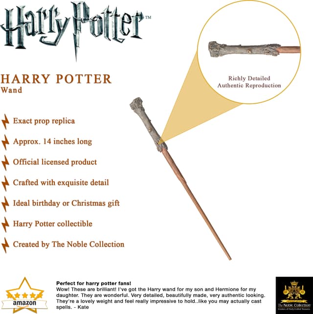 Noble Collection Harry Potter toy tryllestav (Harry's tryllestav)
