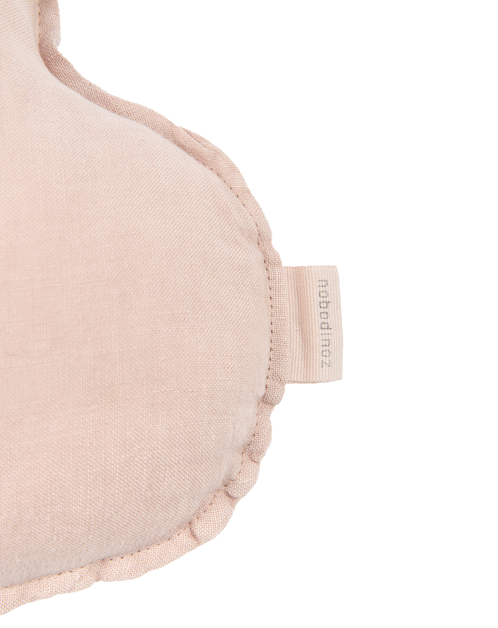 Coussin nuage l1n0 en lin français lavé | Rose