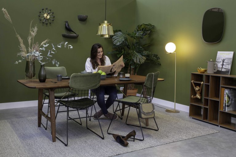 HKliving Wire stoel zwart