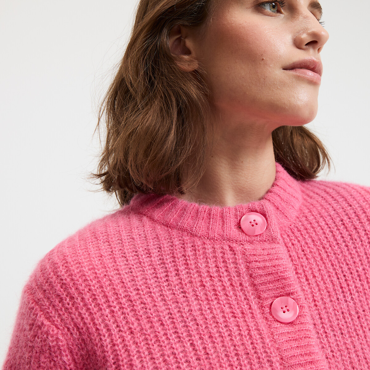 COLEÇÕES LA REDOUTE<br>Colete em malha mista de alpaca, Assinatura AMBROISE