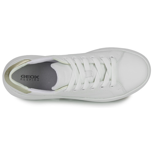 Geox - D SPHERICA EC4.1 SNEAKERS - Blanc / Argenté