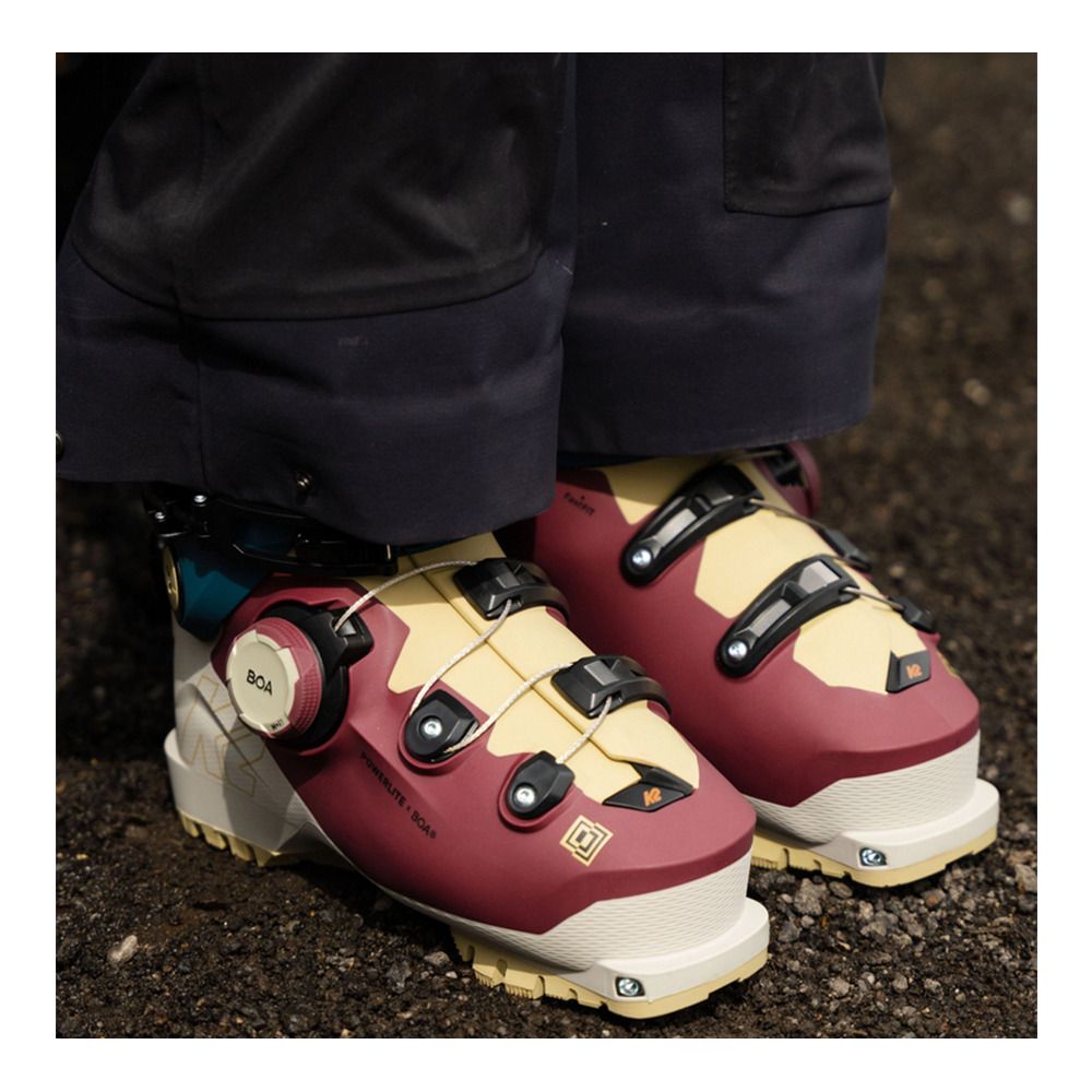 K2 MINDBENDER 95 BOA - Chaussures ski Femme burgundy/white/blue