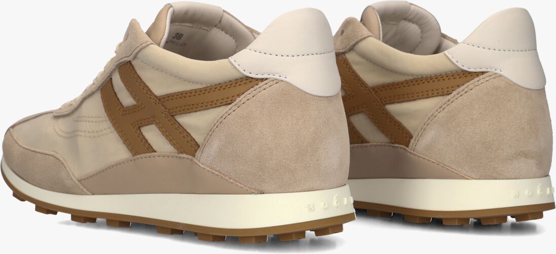 beige hogan lage sneakers h699 allacciato h