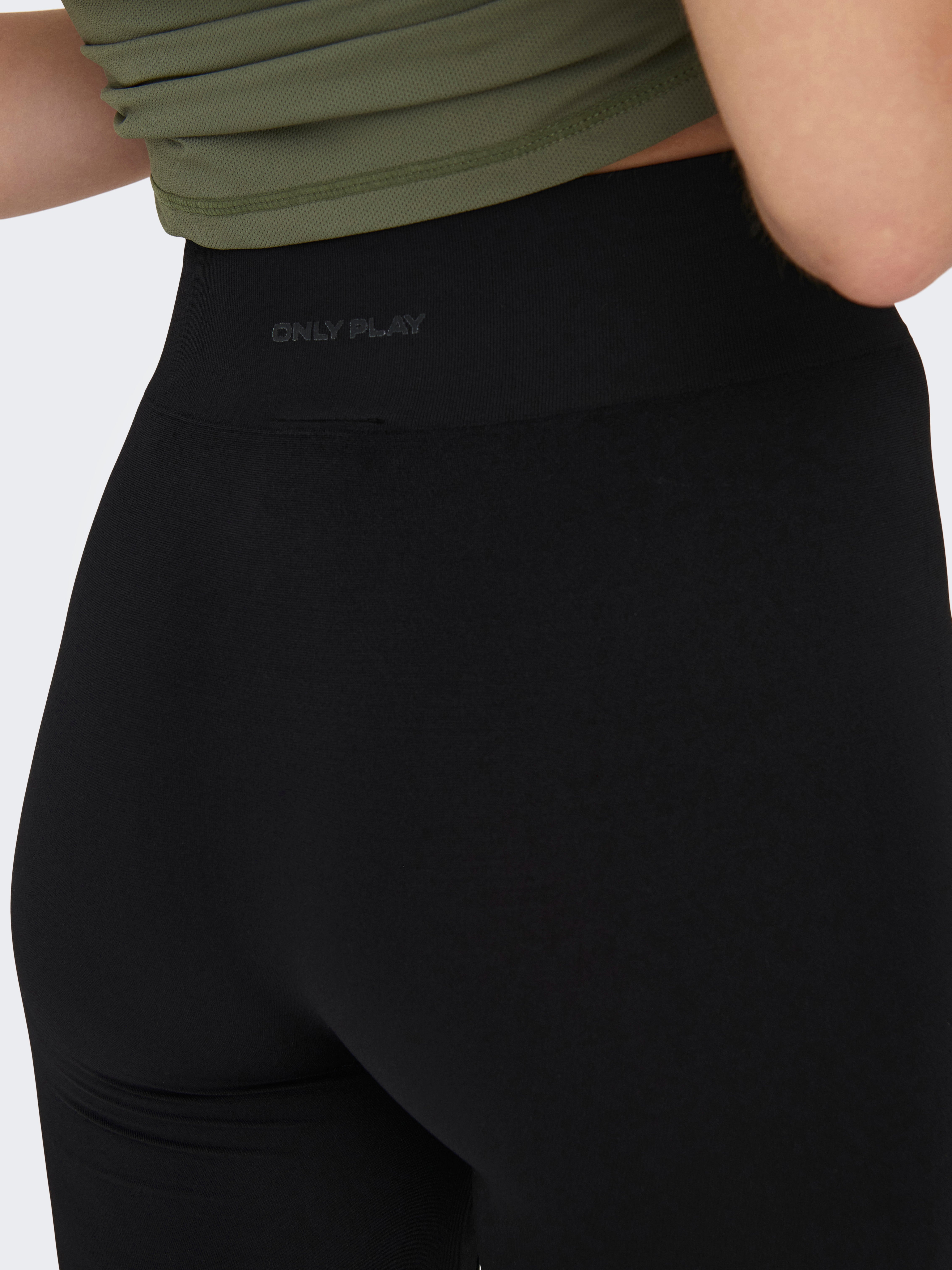 ONPLEA Hohe Taille Enger Schnitt Sportleggings Black