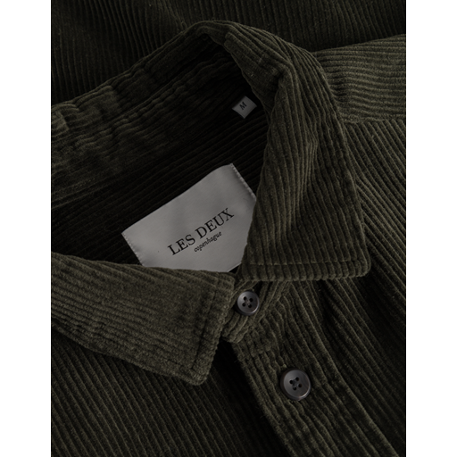 Les Deux Kody Heavy Fløjls Overshirt, Rosin, XXL