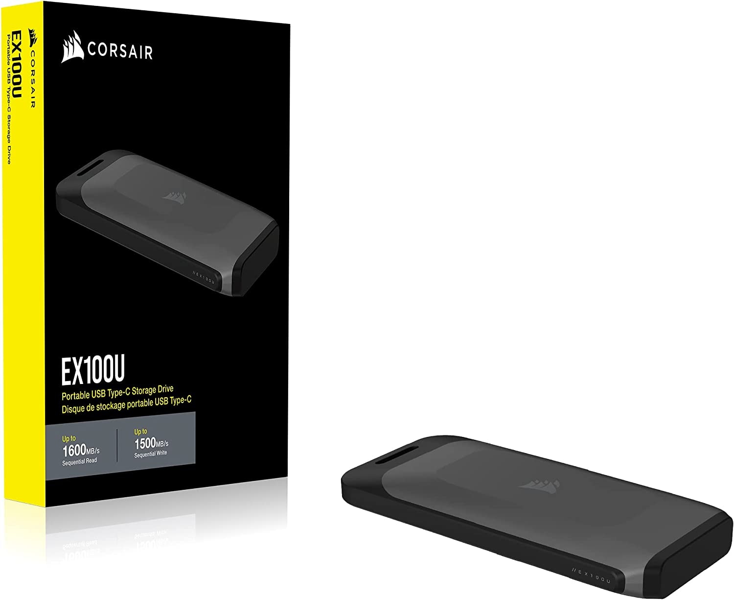 Corsair externe SSD »EX100U Portable USB Storage« 2 TB Anschluss USB-C