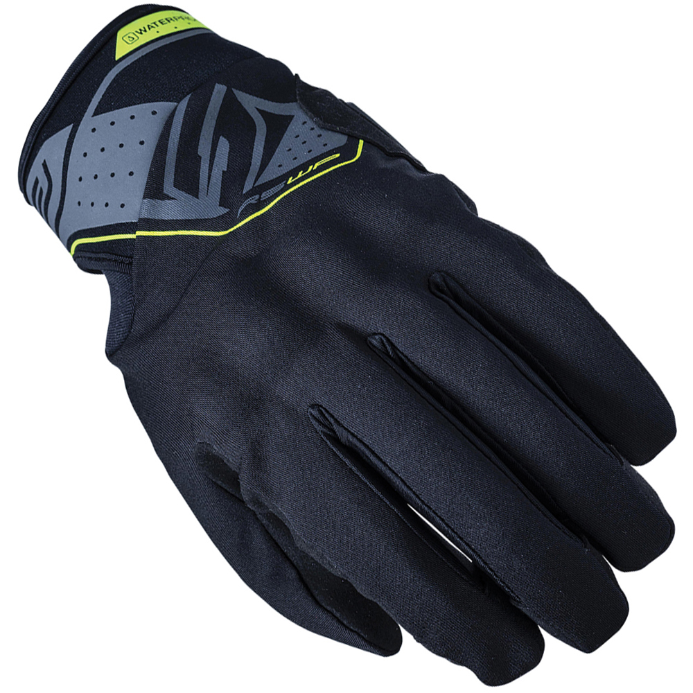 Five - Gants RS-Waterproof Noir / Jaune fluo