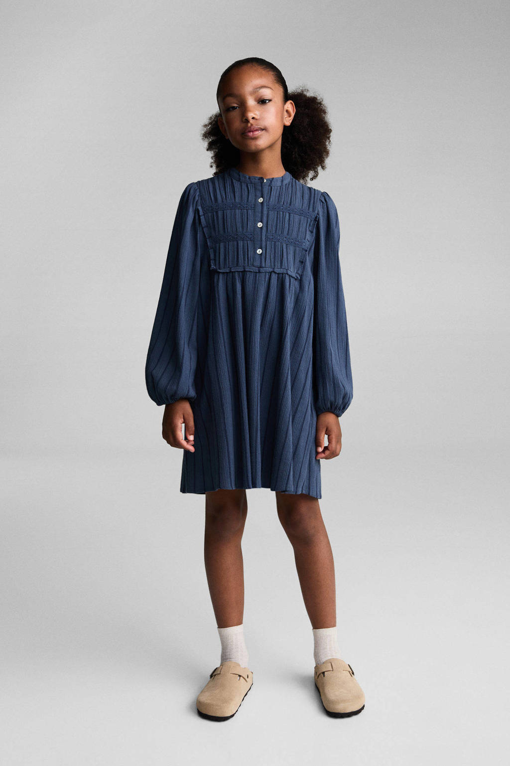 Mango Kids jurk donkerblauw