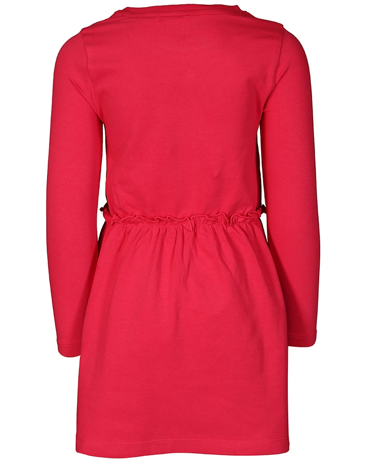 Jersey-Kleid YOU‘RE A STAR mit Wendepailletten in bordeaux