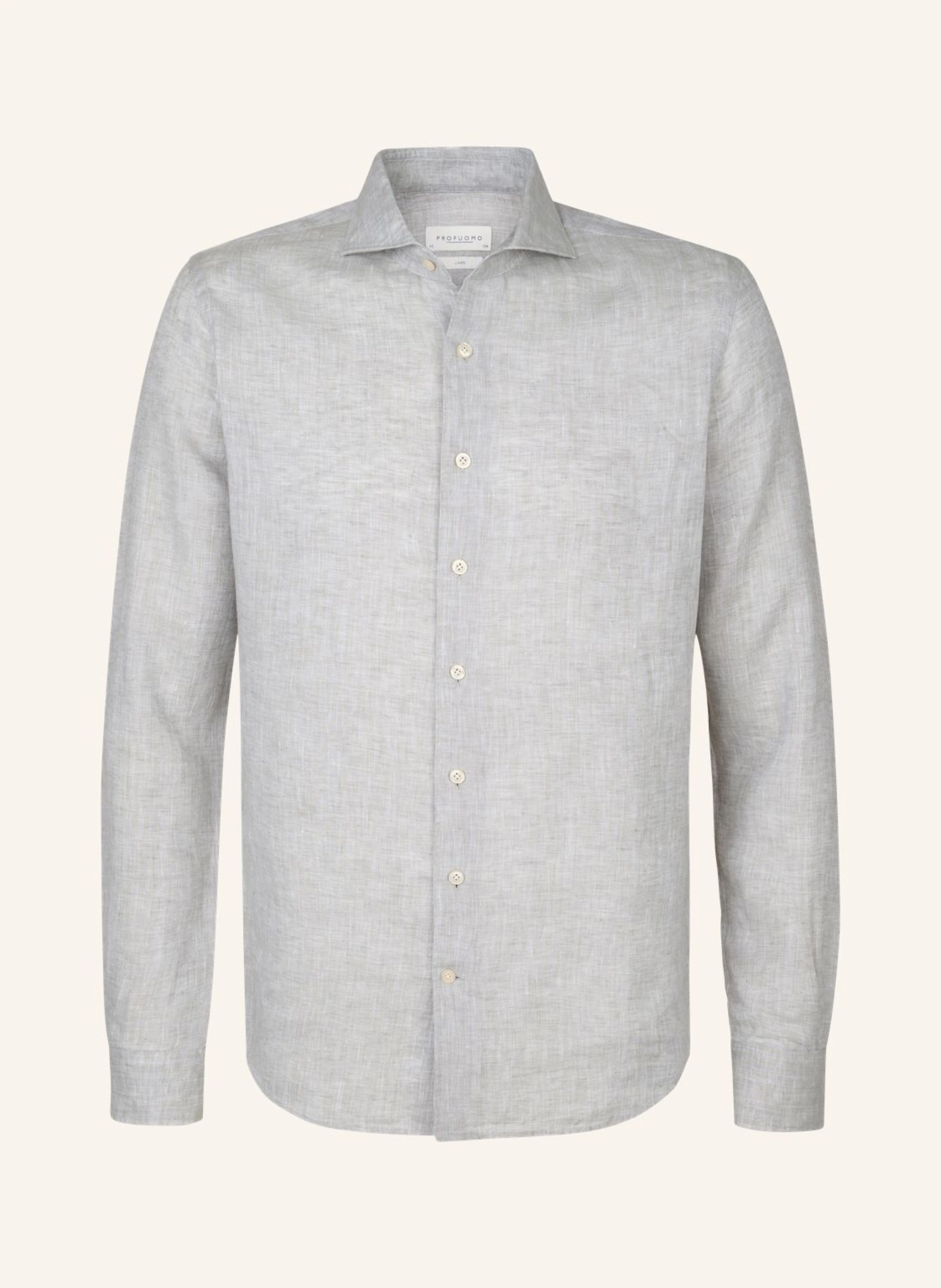 PROFUOMO Leinenhemd Slim Fit