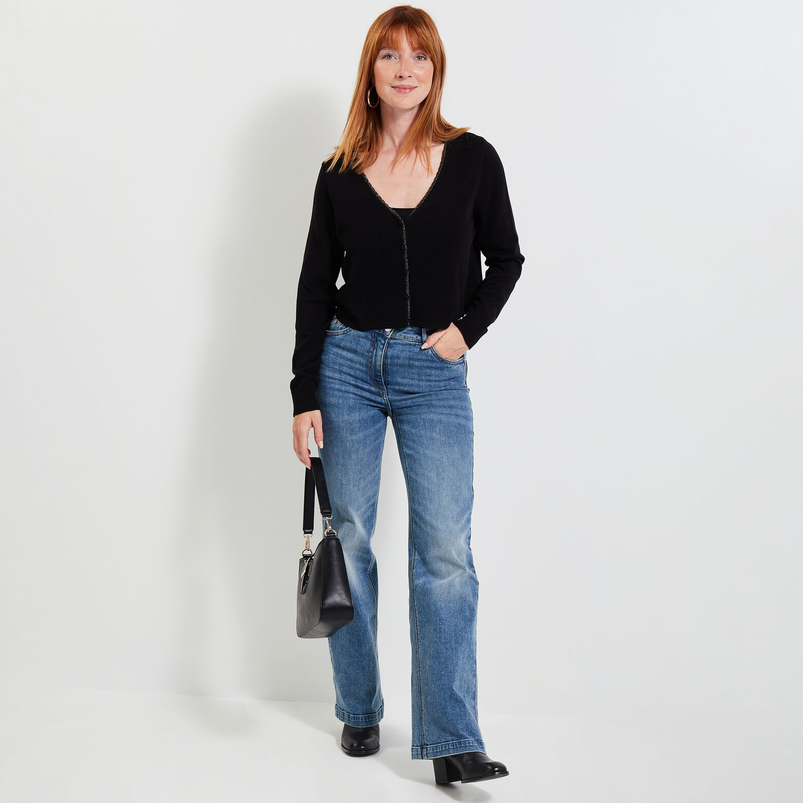 Gilet court femme