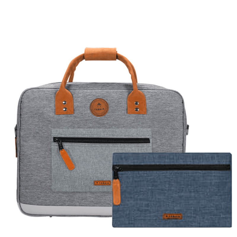 Sacoche ordinateur 15 pouces New York Gris clair