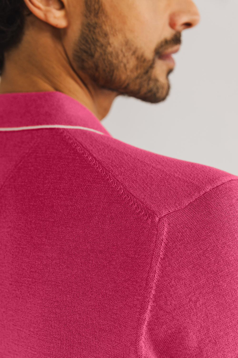 State of Art roze heren polo