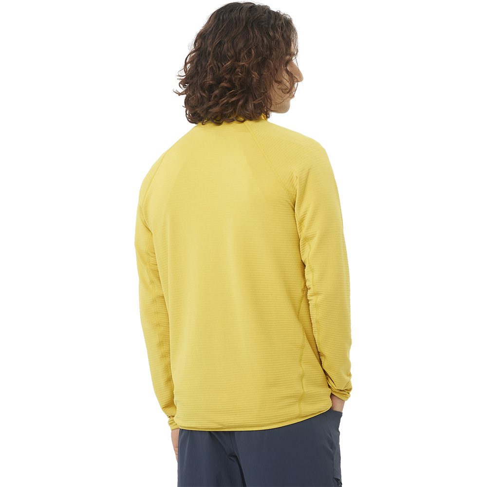 Salomon Essential Lightwarm Midlayerjacke Herren cress green