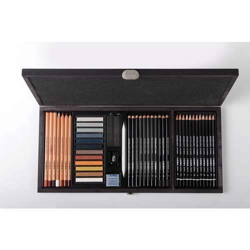 LYRA REMBRANDT® Monochrom Zeichenkoffer, 47-teilig