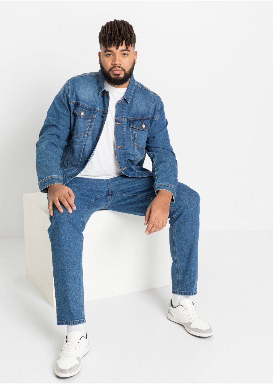 Veste en jean extensible