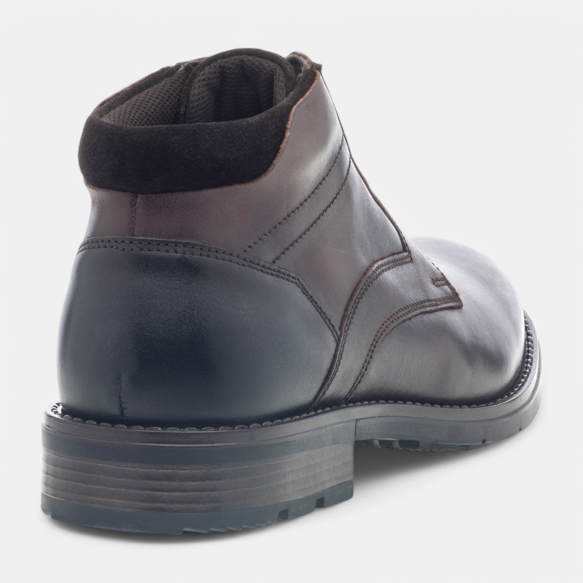 Bottines Homme en cuir marron