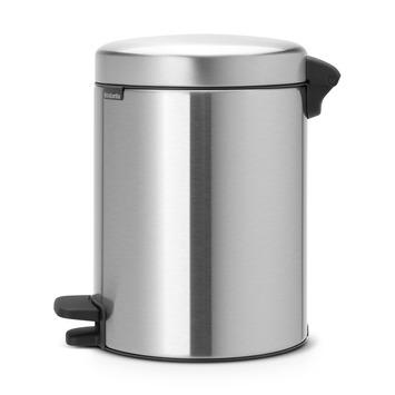 Brabantia NewIcon Prullenbak - 5 l - Matt Steel