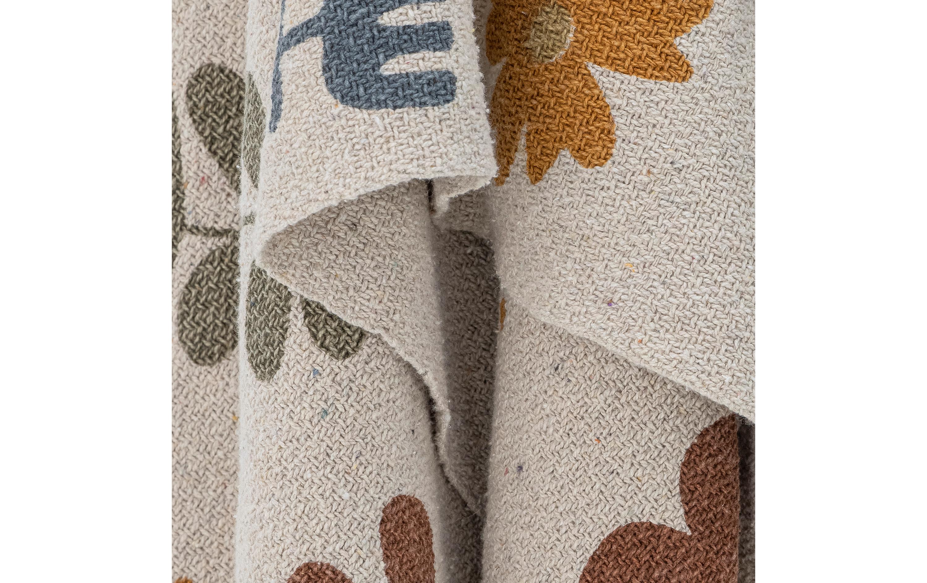 Kuscheldecke Bryn 160 x 130 cmDecke zum Kuscheln aus recycelter Baumwolle und Polyester