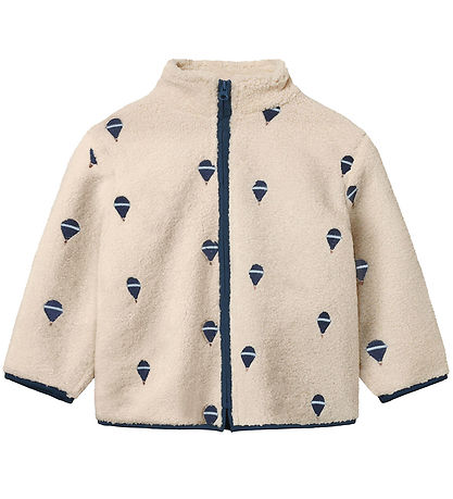 Fliink Fleecejacke - Teddy Balloon - Sandshell