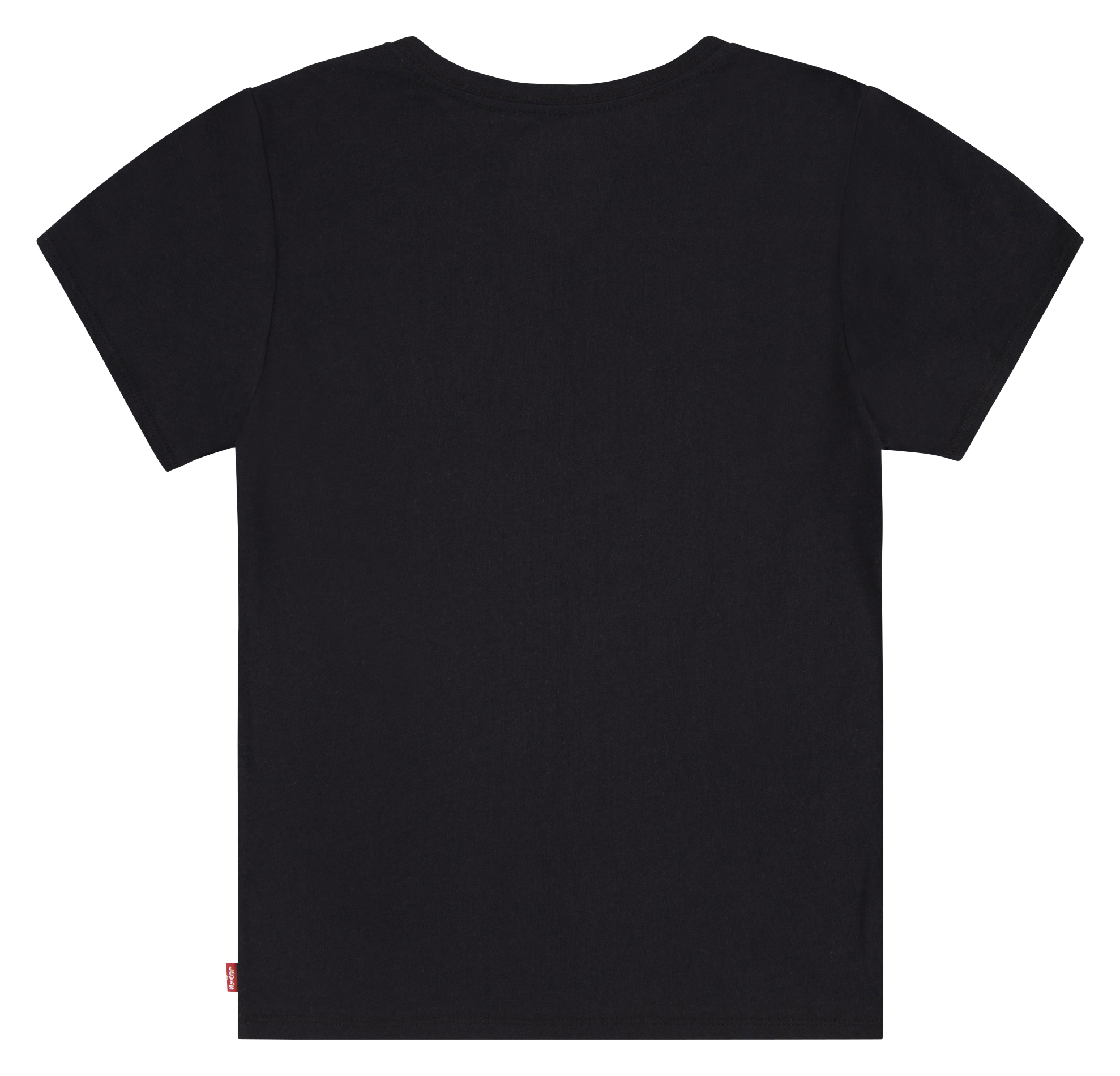 Tee-shirt droit col rond en coton bio mélangé | Gris