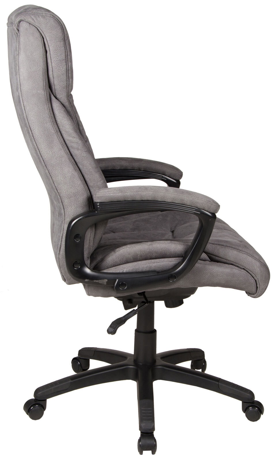 Chefsessel JOHN XXL 150 kg Schwarz/ Grau