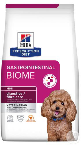 Hill's Pet Nutrition Prescription Diet Gastrointestinal Biome Mini Aliment Pour Chien Au Poulet 3kg