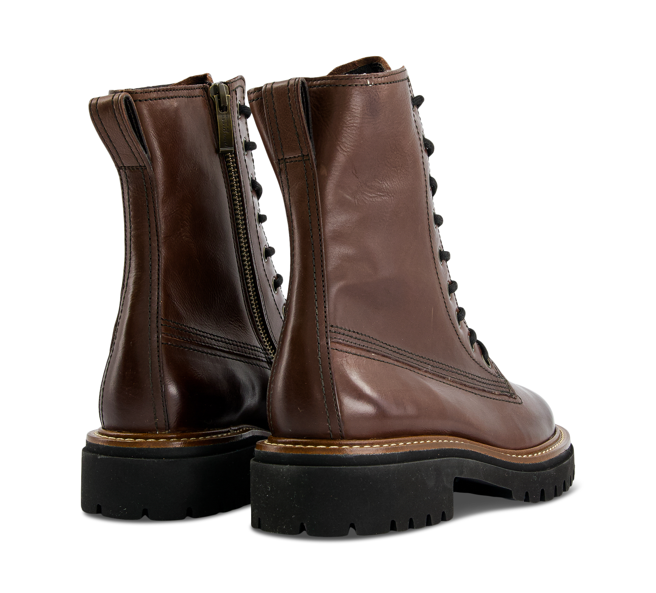 Paul Green Super Soft - Schnürstiefel braun