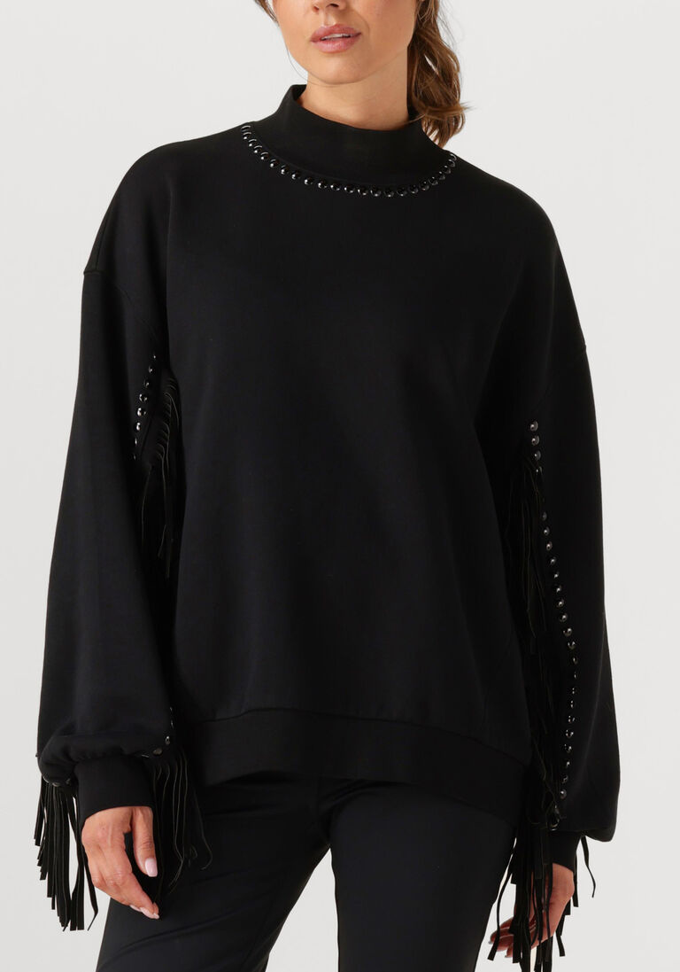 zwarte goldbergh coltrui frenzy crew neck sweater