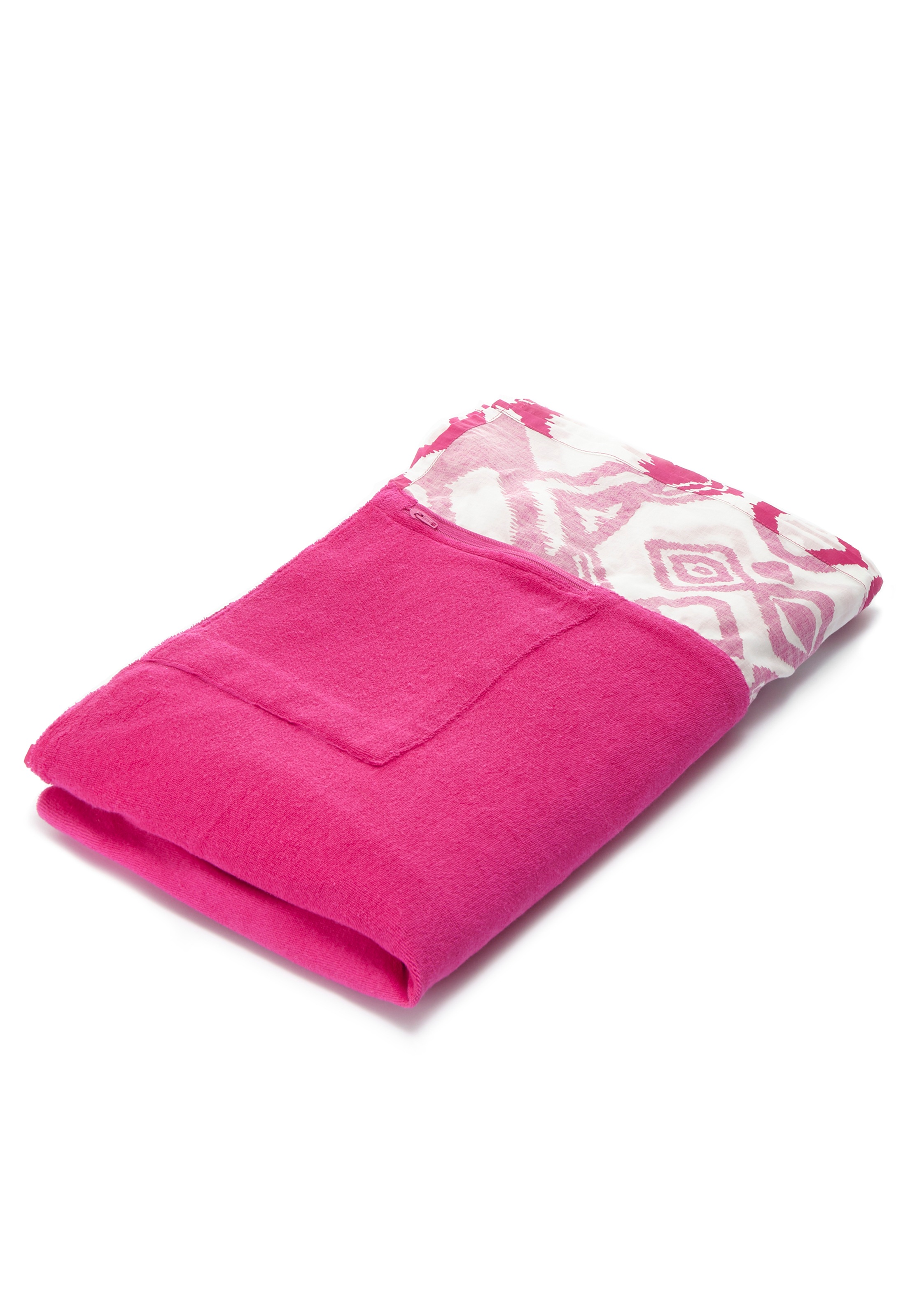 LASCANA Strandtuch »Handtuch« Hamamtuch, Badetuch, Sommertuch mit kleiner Tasche