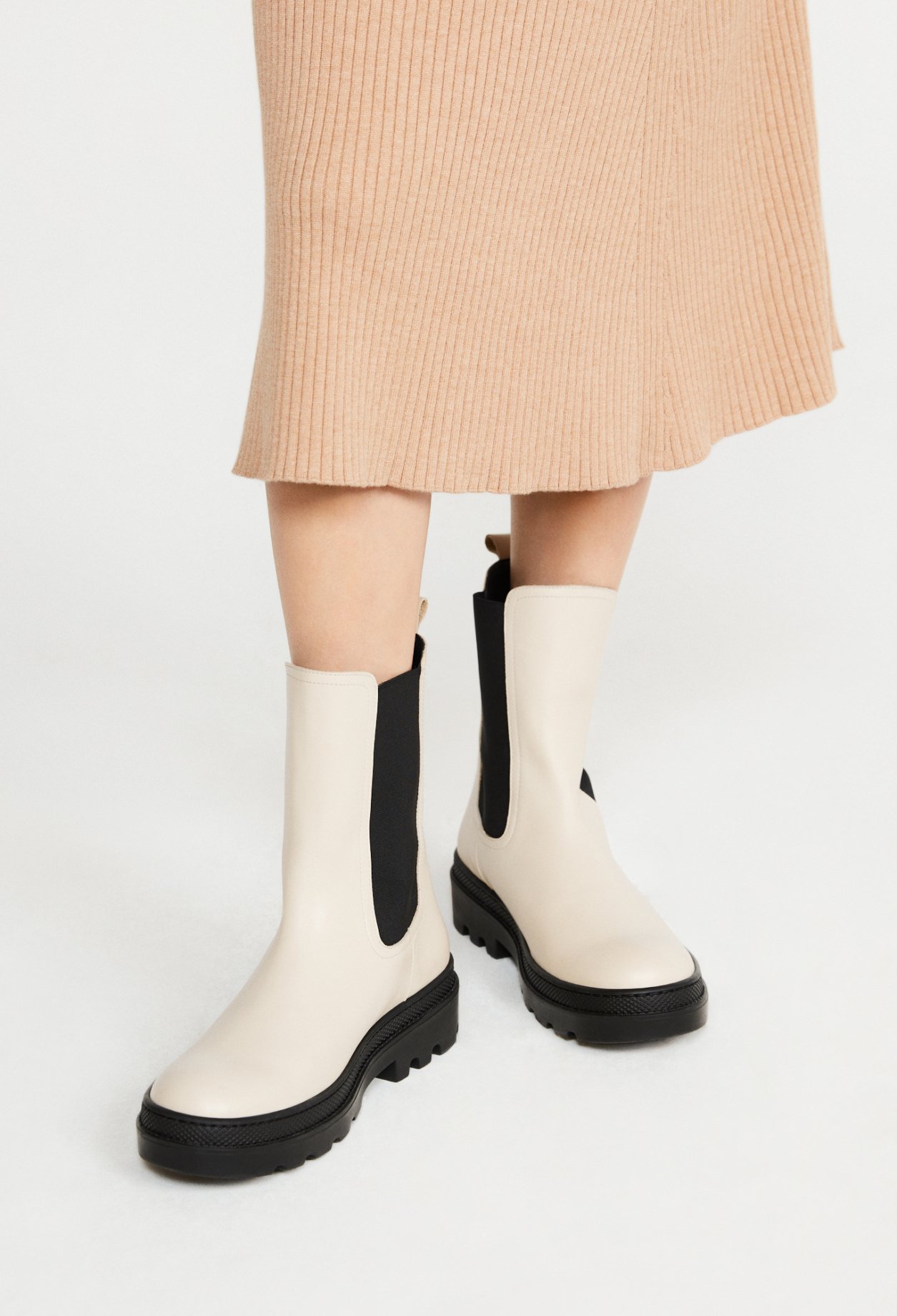 Boots en cuir responsable Claudie Cares
